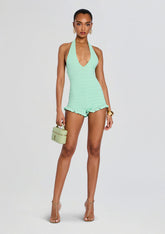 Kath Rib Knit Romper