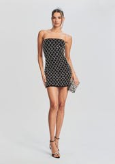 Felicity Embellished Chiffon Dress