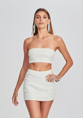 Faye Embellished Knit Bra