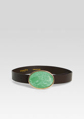 Dagmar High Waist Leather Belt