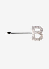 Rhinestone Alphabet Hair Clip