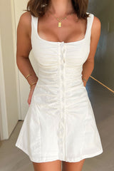 Augusta Mini Dress - White