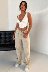 Ayah Bustier - White