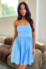 Cornell Mini Dress - Baby Blue