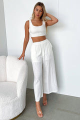 Inka Crop - White