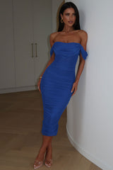 Lucinda Midi Dress - Royal Blue