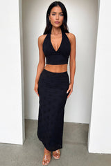 Nerissa Crop - Black