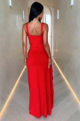 Odyssey Maxi Dress - Red