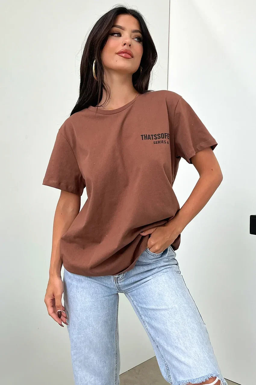 Series 6 Tee - Brown