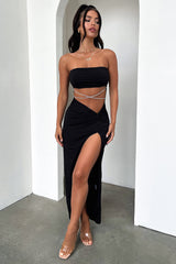 Zeilie Midi Dress - Black