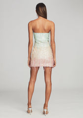 Anastasia Sequin Feather Dress