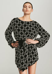 Pearl Grid Grace Dress