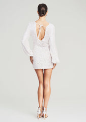 Tara Sequin Crochet Dress