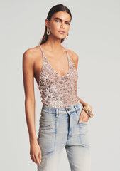 Molly Sequin Crochet Top
