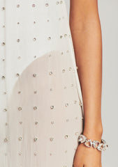 Marbella Embellished Silk Chiffon Dress