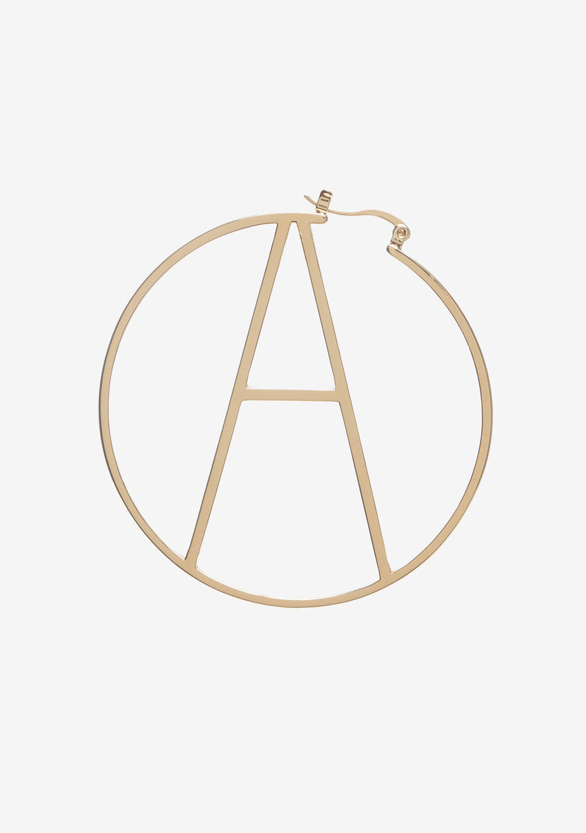 Hoop Letter Earring