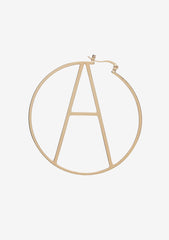 Hoop Letter Earring