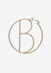 Hoop Letter Earring