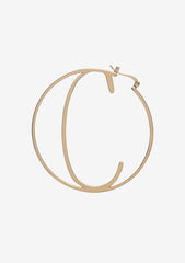 Hoop Letter Earring
