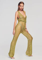 Nirvana Sequin Crochet Jumpsuit