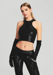 Audra Sequin Knit Top
