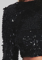 Leanne Feather Sequin Top