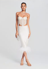 Margery Embellished Bustier Top