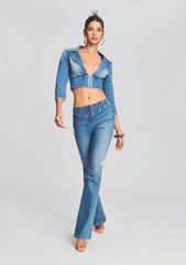Maxine Denim Top