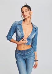 Maxine Denim Top