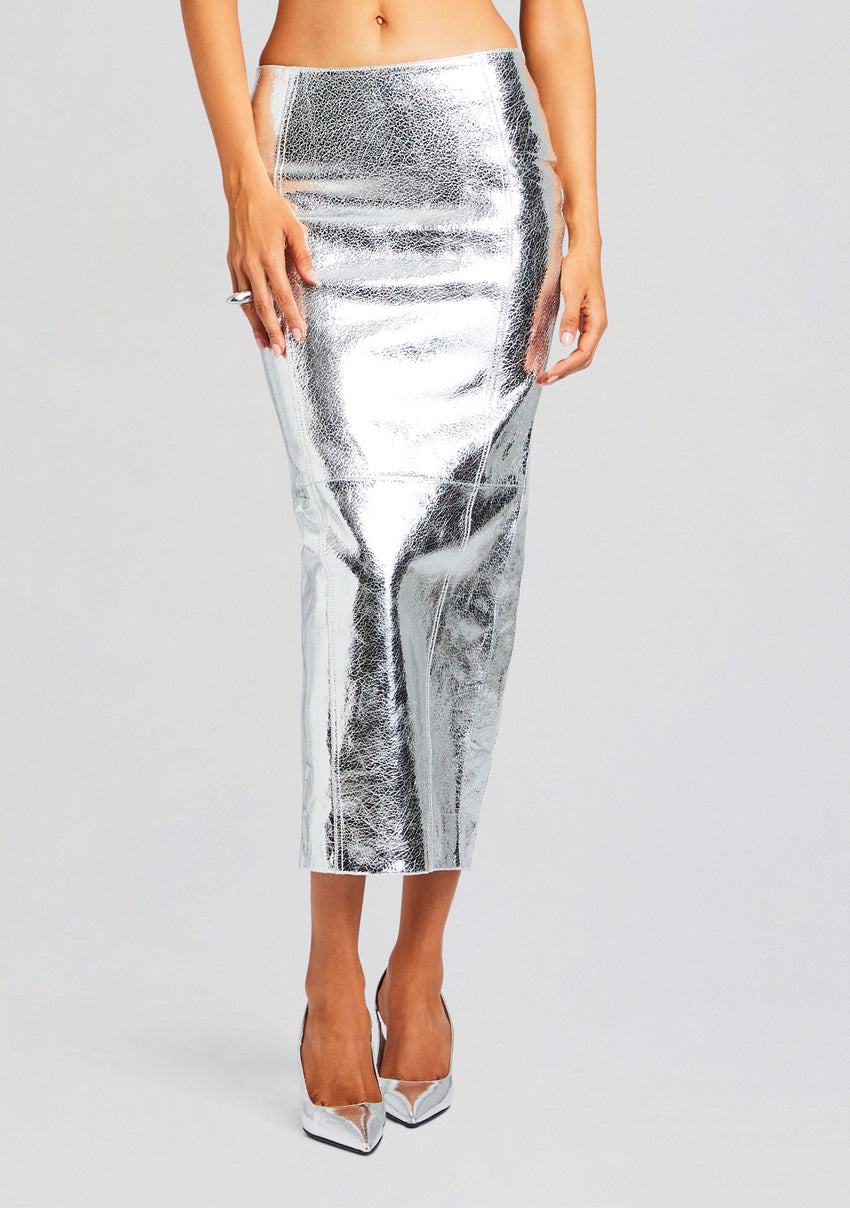 Liza Leather Skirt