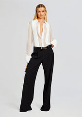 Meghan Panelled Silk Blouse
