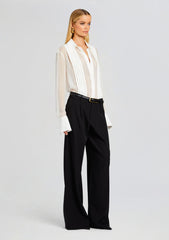 Meghan Panelled Silk Blouse