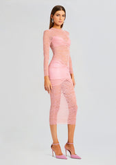 Ellie Lace Midi Dress