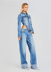 Margot Cuffed Boyfriend Jean