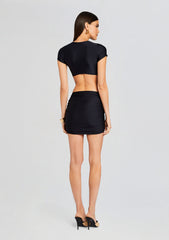 Kaida Lycra Cropped Shirt