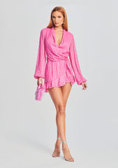 Fuchsia Short Dress