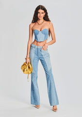 Enzo Denim Top
