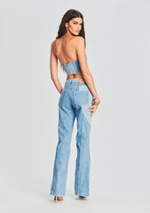 Enzo Denim Top