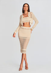 Nico Knit Crochet Cardigan