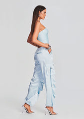 Lai Satin Cargo Pant