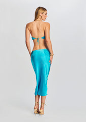 Penina Silk Midi Skirt