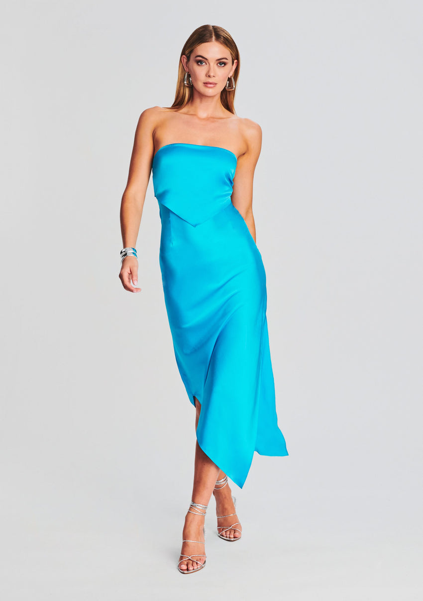Ginni Silk Midi Dress