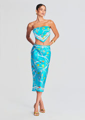 Natalia Silk Scarf Top