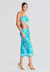 Natalia Silk Scarf Top