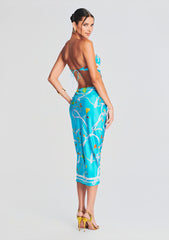 Natalia Silk Scarf Top