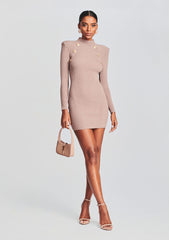 Aislinn Metallic Knit Dress