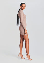 Aislinn Metallic Knit Dress