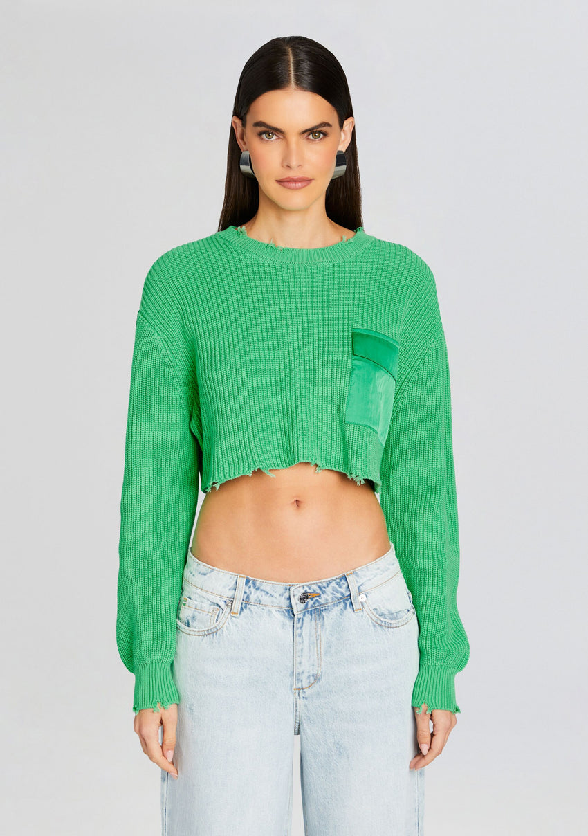 Mid Cropped Devin Sweater