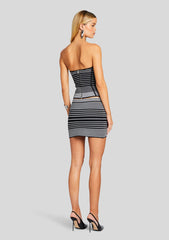 Minette Metallic Knit Skirt