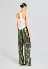 André Cargo Sequin Pant